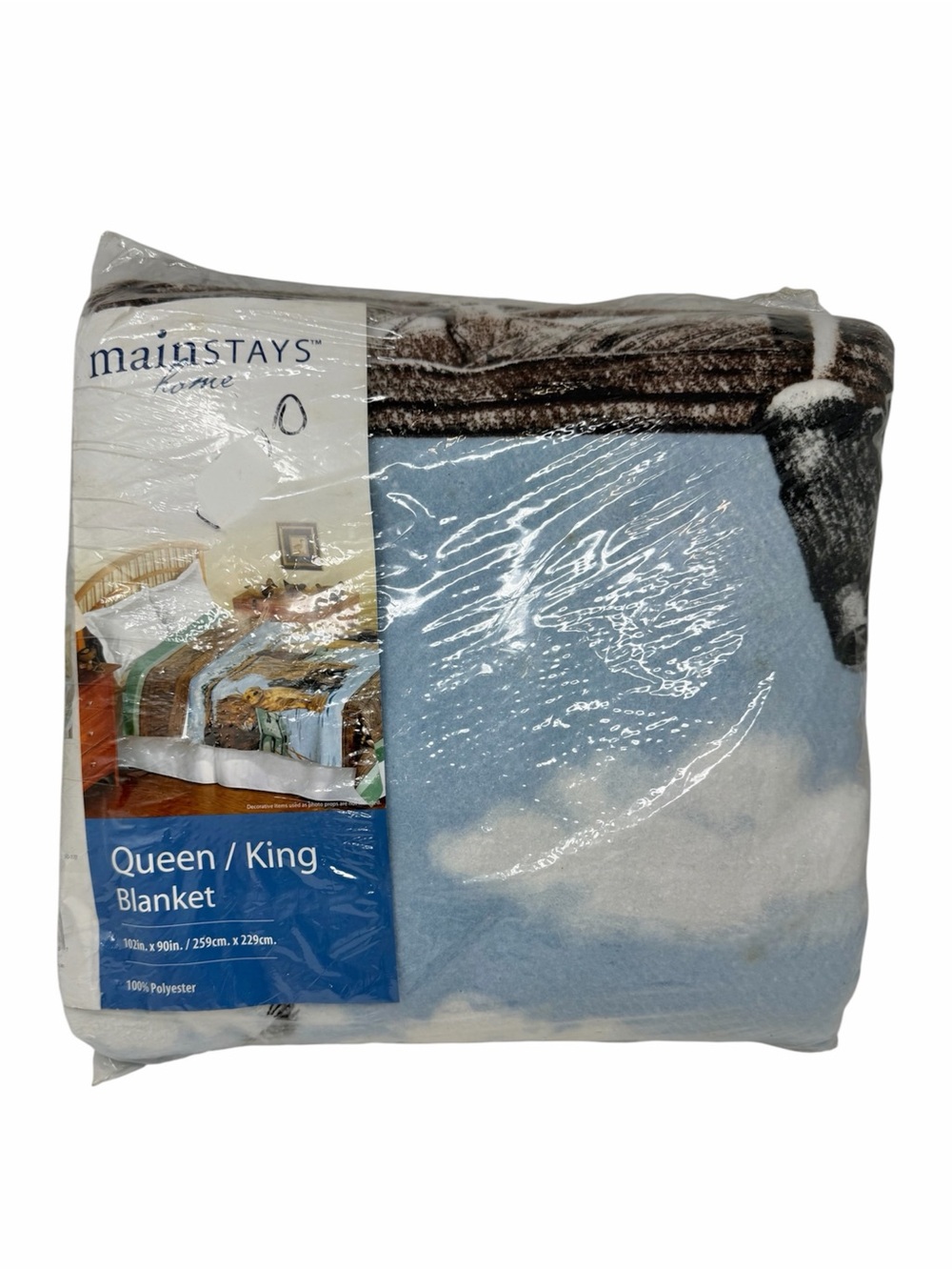 NWT Mainstays Home Vintage King/Queen Labrador Duck Hunting Blanket